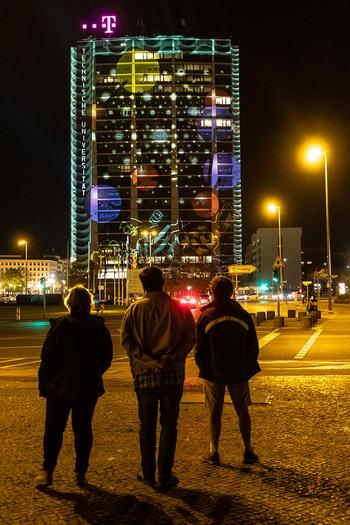 Festival of Lights at the Telefunken Tower, Ernst Reuter Platz Berlin (copyright: Christian Jungeblodt)