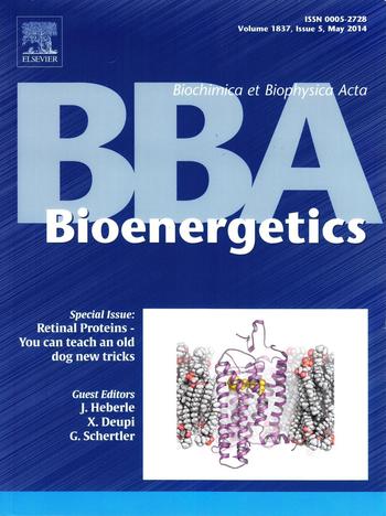 Cover page of BBA Bioenergetics (May 2014)